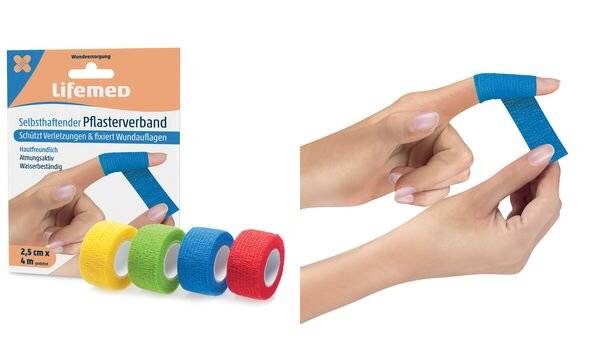 Lifemed Pflasterverband, selbsthaftend, farbig sortiert (6499017)-1
