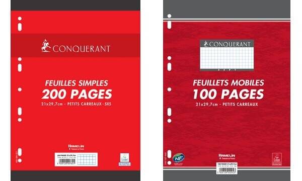 CONQUERANT SEPT Ringucheinlagen, 210 x 297 mm (339228000)-0