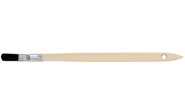WESTEX Plattpinsel schwarze Naturborste, 25 mm, gebogen-1
