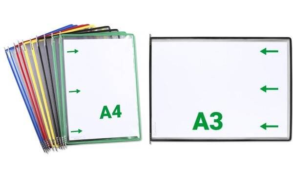 Sichttafel A4 blau 10St-2