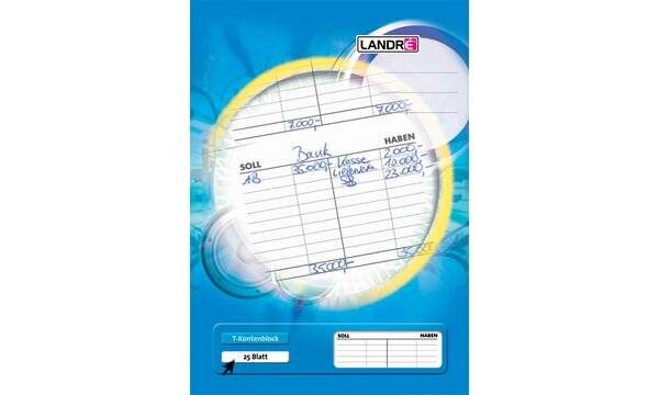 LANDRÉ T-Kontenblock DIN A4, 80 g/qm, holzfrei (5400240)