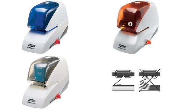 Rapid Elektro-Heftgerät Supreme 5050e, weiß/blau (334448800)-1