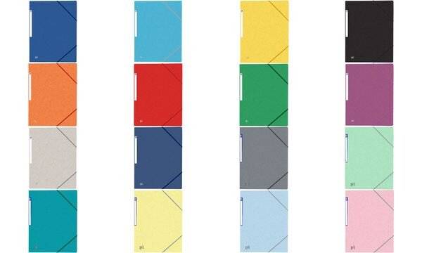 Oxford Eckspannermappe Top File+, DIN A4, pastellrosa (5402011)