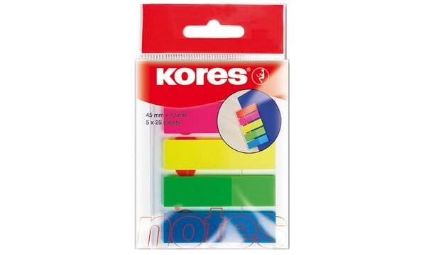 Kores Pagemarker - Folie, 12 x 45 mm, Neonfarben-1