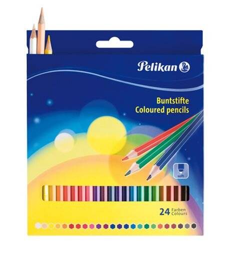 Pelikan Buntstifte Standard, sechseckig, 24er Kartonetui-0
