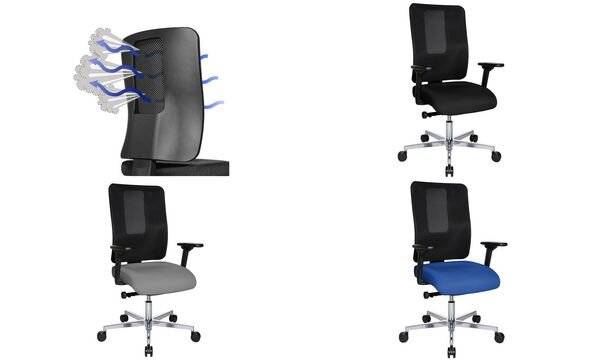 Topstar Bürodrehstuhl "Sitness Open X (N) Deluxe", blau-1