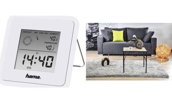 Hama TH50 - Thermo-Hygrometer - digital - weiß-5