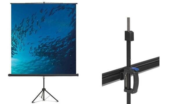 magnetoplan Stativ-Leinwand Standard, 2000 x 2000 mm, Format: 1:1-5