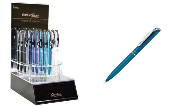 Pentel EnerGel Gel-Tintenroller Hi-Class, im Display-1