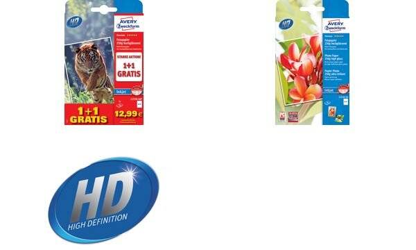 AVERY Zweckform Premium Inkjet Fotopapier, hochglänzend, 10 x15, 250 g/m²-1