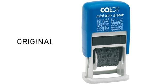 COLOP Wortbandstempel Mini Dater S120/W-1