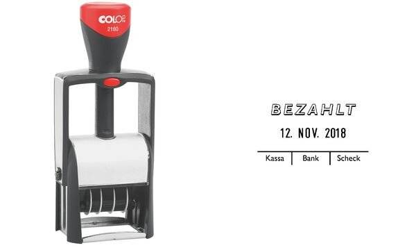 COLOP Datumstempel Classic 2160, 2-zeilig, mit Gutschein-1