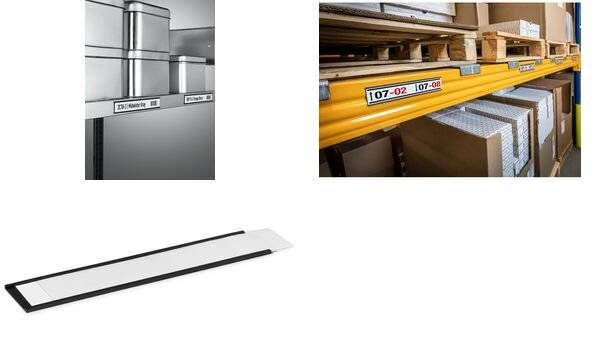 Etikettenhalter B.200mm H.30mm S.3,0mm C-Profil magn.DURABLE-5