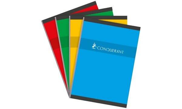 CONQUERANT SEPT Heft, broschiert, DIN A4, kariert, 96 Blatt (332195000)