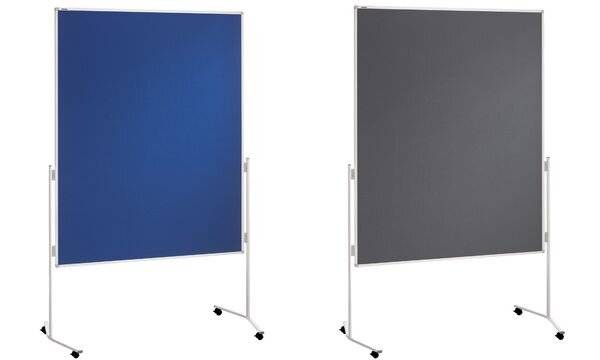 Moderationstafel 150x120cm Rollen bl-2