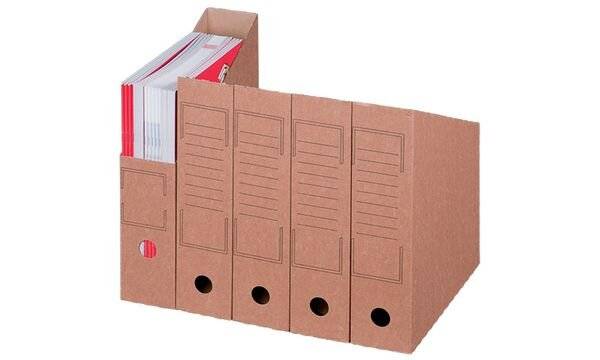 SMARTBOXPRO Archiv-Stehsammler, DIN A4, braun (71600231)-0