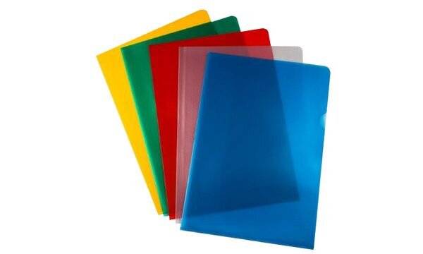 proOFFICE Sichthülle, DIN A4, PP-Folie, genarbt, blau (10330199)