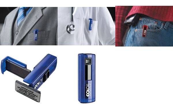 COLOP Taschenstempel Pocket Stamp Plus 30, indigo blau-1