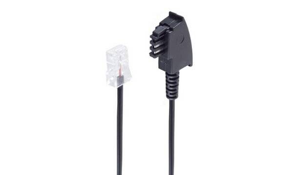 TAE-F-Stecker / RJ 45 Stecker A-4 B-5, 2m-2