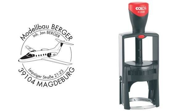 COLOP Textstempel Classic R2045, rund, mit Gutschein (62518317)-1