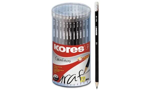 Kores Bleistift "GRAFITOS", Härtegrad: HB, dreieckig (5692372)-1