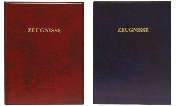 ROTH Zeugnisringbuch, Kunststoff, DIN A4, dunkelrot-1