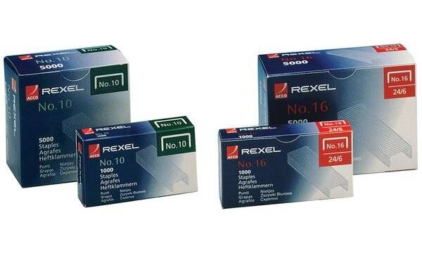 Rexel Heftklammern Nr. 25, verzinkt, Großpackung-1