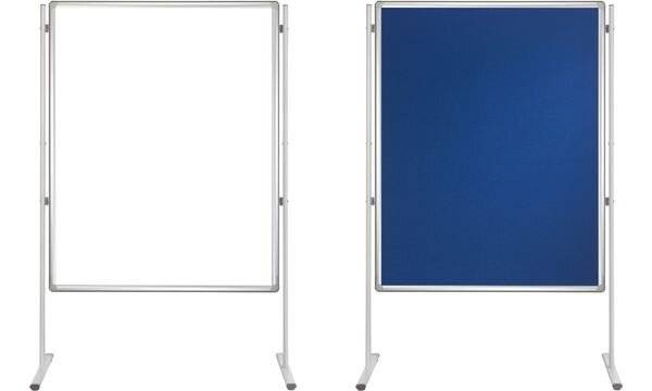 Stellwandtafel PRO 150x120cm lack./Filz bl-2