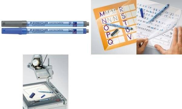 Folienstift Lumocolor correctable 1mm rot-5