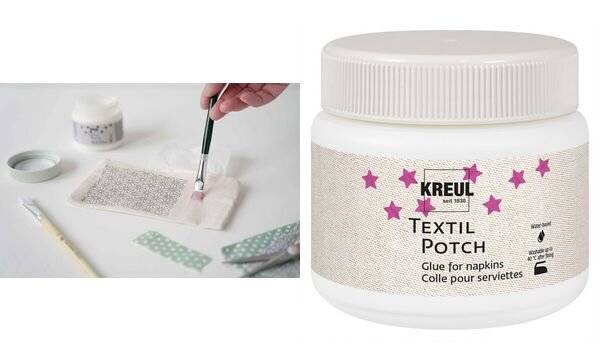 KREUL Servietten-Lack & Leim Textil POTCH, 150 ml (57601724)