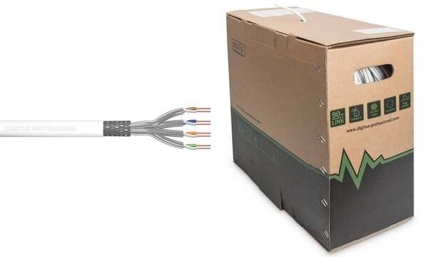 DIGITUS - Cat.7 S/FTP Verlegekabel, 305 m, Simplex, Dca-s1a, d0, a1-6