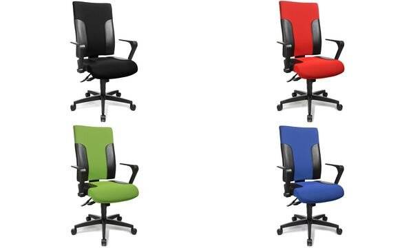 Topstar Bürodrehstuhl "Two 20", grün / schwarz-1