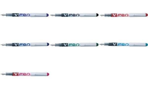 PILOT Einweg-Füllhalter V-Pen, Federbreite: 0,4 mm, olivgrün-1