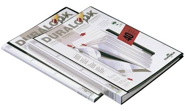 Sichtbuch DURALOOK Plus DIN A4 25mm 40Hüllen PP sw-2