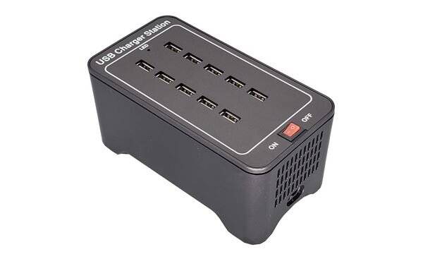 Securit Multiladegerät für 10 LED Speisekarten-Mappen (70020294)-1