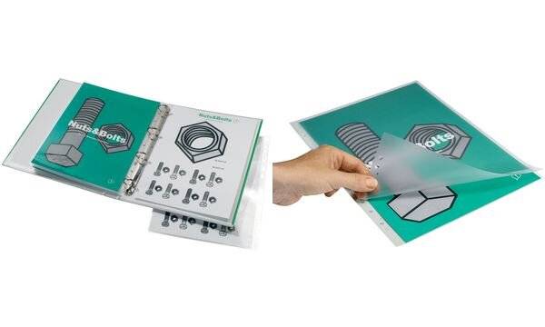 Folientasche OrganisePouch A4+ 125mic 100 St./Pack. - Artikel: 126239800-2