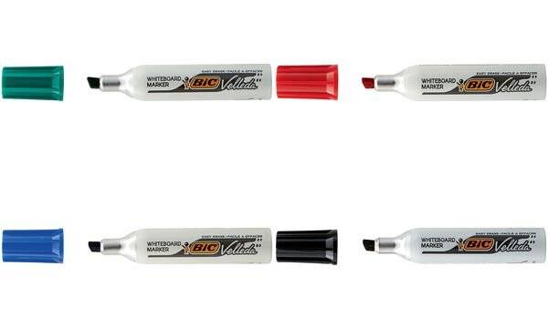 BIC Whiteboard-Marker Velleda 1781, Keilspitze, schwarz-2