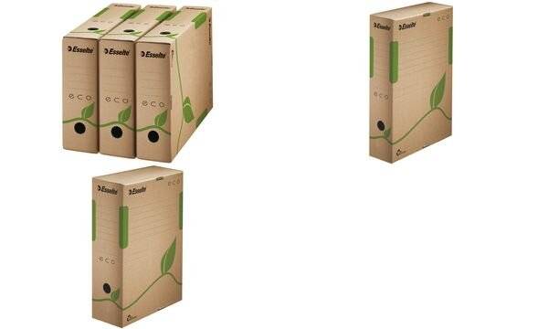 Esselte Archiv-Schachtel ECO, DIN A4, braun, (B)80 mm (80623916)-2