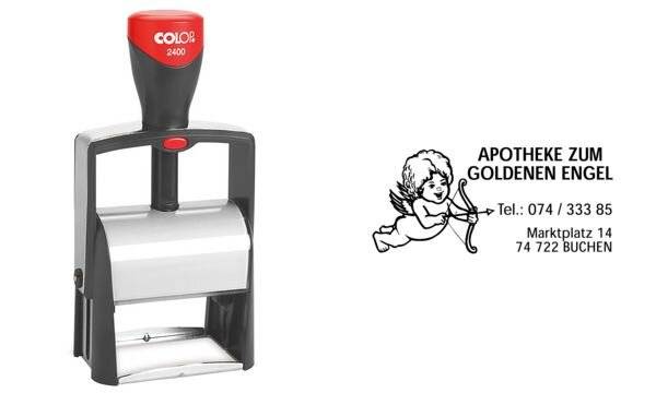 COLOP Textstempel Classic 2400, 6-zeilig, mit Gutschein-1