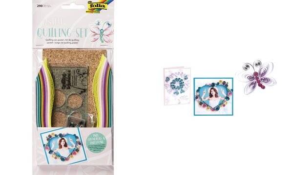 folia Quilling-Set PASTELL, 290-teilig (57906589)