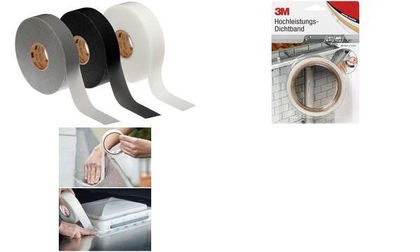 3M Hochleistungs-Dichtband 4411B, 50 mm x 33 m, schwarz (9035115)
