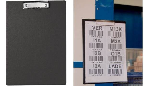 Maul Klemmbrett mit Folienüberzug und 2 Neodym-Magneten A4-3