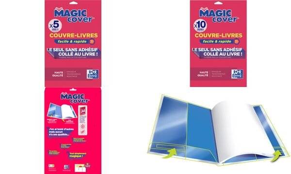 ELBA Buchschoner "Magic Cover", Inhalt: 5 Blatt (64271165)