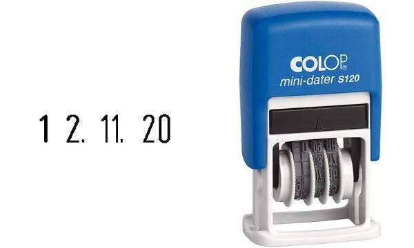 COLOP Datumstempel Mini Dater S120 SD, Monate in Zahlen (62518104)