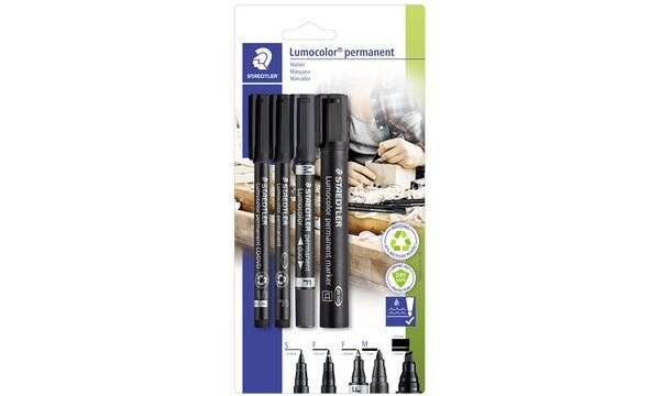 Staedtler 60 BK, Schwarz, Schwarz, 4 Stück(e)-2
