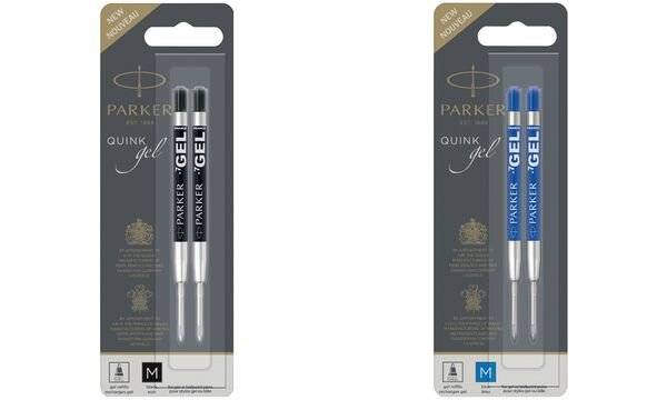 PARKER Gel-Mine, blau, Strichstärke: M, 2er Blister (5128398)