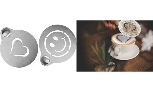 Securit Kaffee-Schablonen-Set, 2-teilig-1