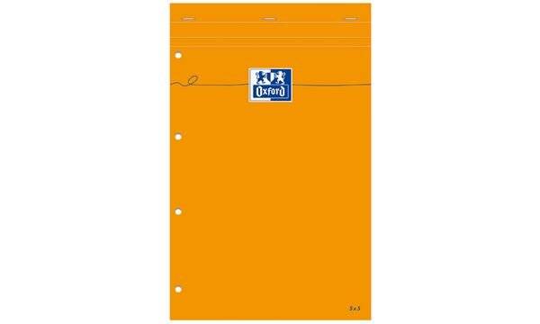 Oxford Notizblock, 210 x 315, kariert - mit Rand, 80 Blatt (5401496)