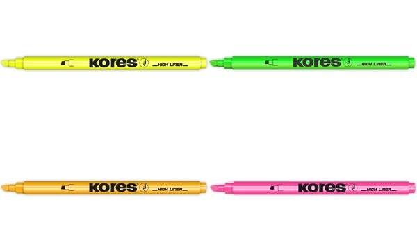 Kores Textmarker-Pen, Keilspitze: 0,5 - 3,5 mm, grün-1