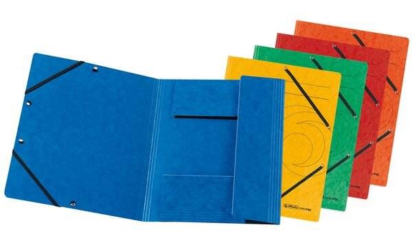 herlitz Eckspannermappe easyorga, DIN A4, farbig sortiert (10902864)